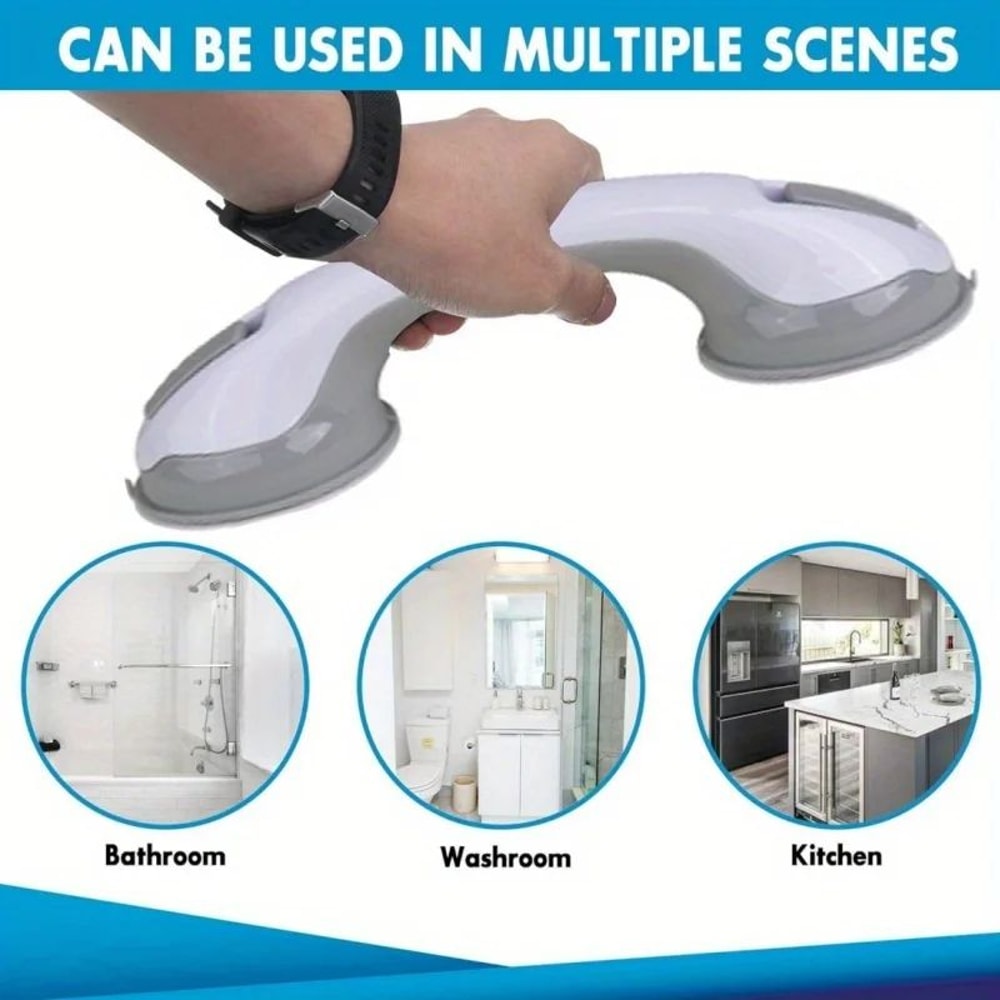 SecureGrip Suction Grab Bars For Bathroom Safety Elderly Support 3