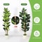 Tall Artificial Fiddle Leaf Fig Tree With Pot Realistic Faux Plant Decor For Stylish Indoor Spaces 4