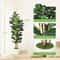 Tall Artificial Fiddle Leaf Fig Tree With Pot Realistic Faux Plant Decor For Stylish Indoor Spaces 7