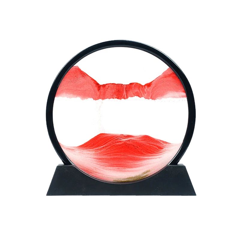 SereneFlow 3D Moving Sand Art Hourglass Frame 11