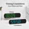 Smart LED Digital Alarm Clock With Temperature Humidity Display 2