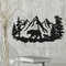 Rustic Bear Metal Wall Decor For Cabin Lodge Living 2