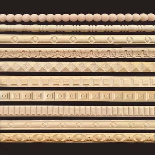 Vintage Wood Carved Applique Furniture Onlay for Cabinets, Doors and DIY Decor