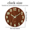 Luminous Wooden Wall Clock With Night Light Silent Non Ticking Nordic Design 3