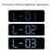 9Inch Large Digital Wall Clock With Temperature Humidity AutoDimming Alarm Display 3