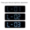 9Inch Large Digital Wall Clock With Temperature Humidity AutoDimming Alarm Display 3