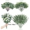 Artificial Eucalyptus Stems Set Realistic Faux Eucalyptus Bouquet For Wedding Home Decor 6