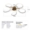 AuroraGlow Modern LED Gold Ceiling Chandelier For Elegant Living Spaces 9