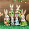 Rustic Easter Bunny Decor Bunny Figurine For Spring Home Decor 2