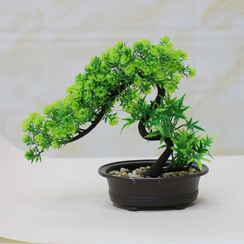 ZenLife Artificial Bonsai Tree Realistic Fake Bonsai Tree For Desk Office Home Decor 3