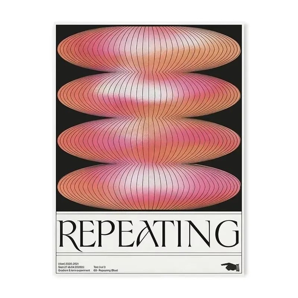 Open Your Mind Blue Wave Wall Art Print Japanese Abstract Poster For Modern Bedroom Decor 18