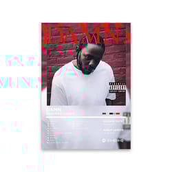 retro rapper album cover poster canvas print for music room decor