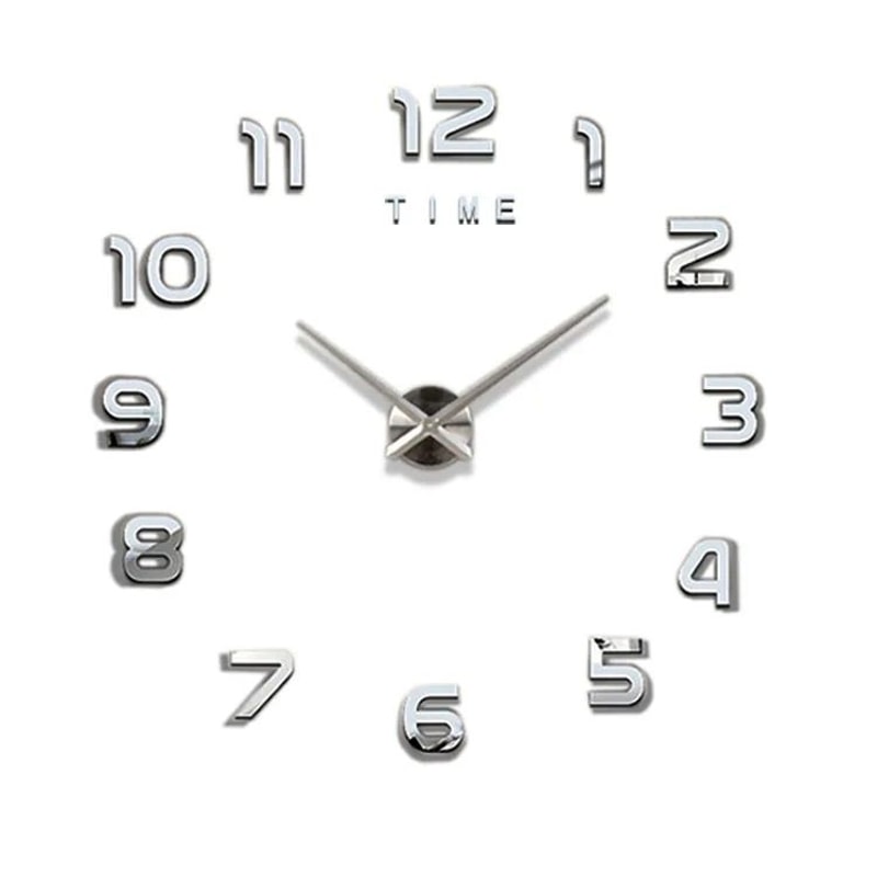 Modern Large Wall Clock With Acrylic Mirror Wall Clock Design For Stylish Customizable Decor 4