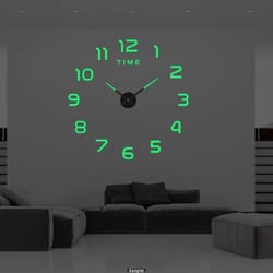 modern large wall clock with acrylic mirror wall clock design for stylish, customizable decor.