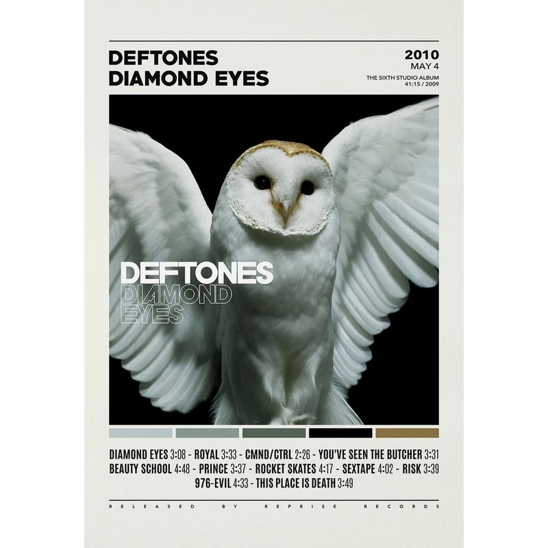 Deftones Album Cover Canvas Wall Art Around The Fur Music Band Poster Print 7