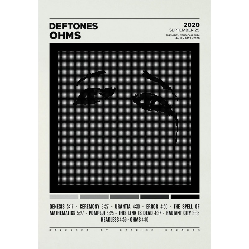 Deftones Album Cover Canvas Wall Art Around The Fur Music Band Poster Print 11