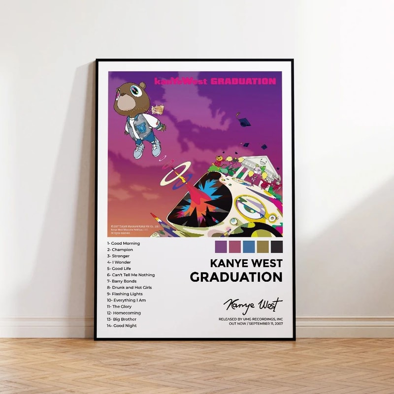 Kanye West Album Art Canvas Poster For Hip Hop Room Decor 9