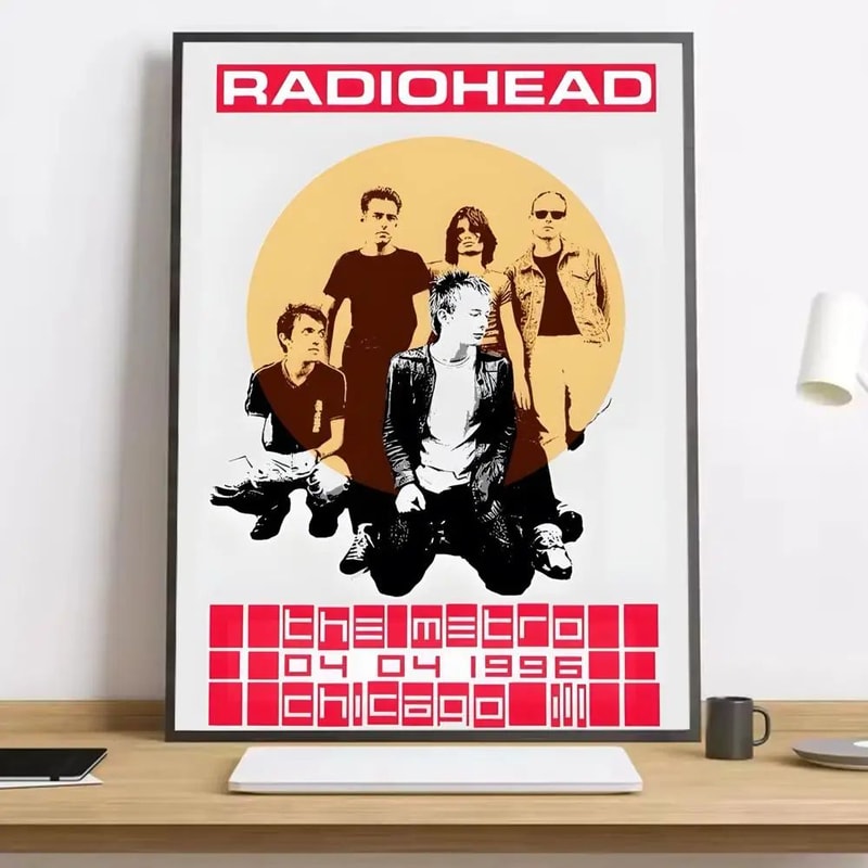 Radiohead Poster In Rainbows Wall Art Canvas Poster For Bedroom Living Room Studio 6