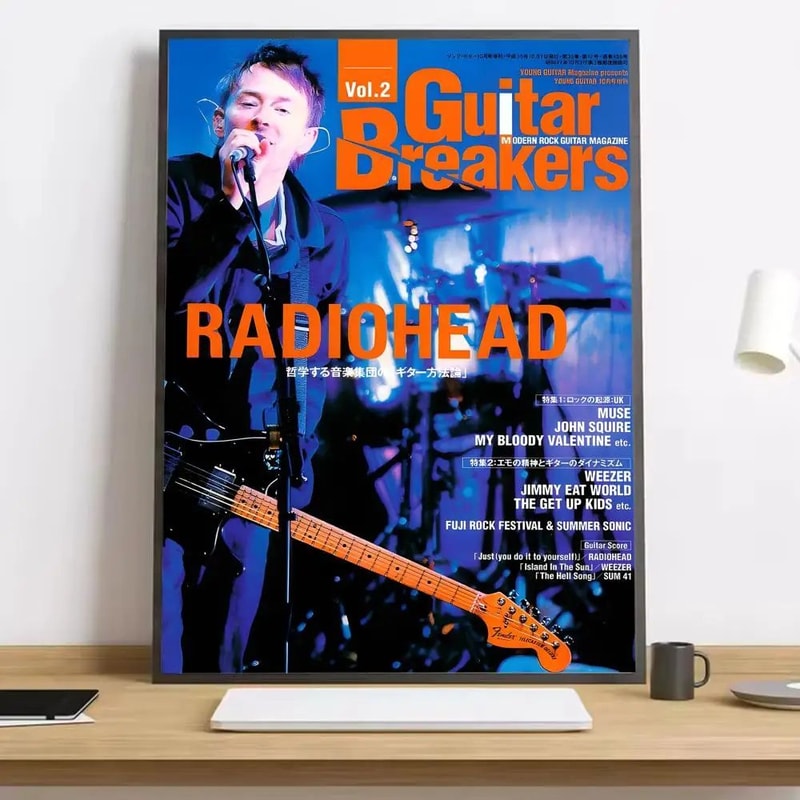 Radiohead Poster In Rainbows Wall Art Canvas Poster For Bedroom Living Room Studio 11