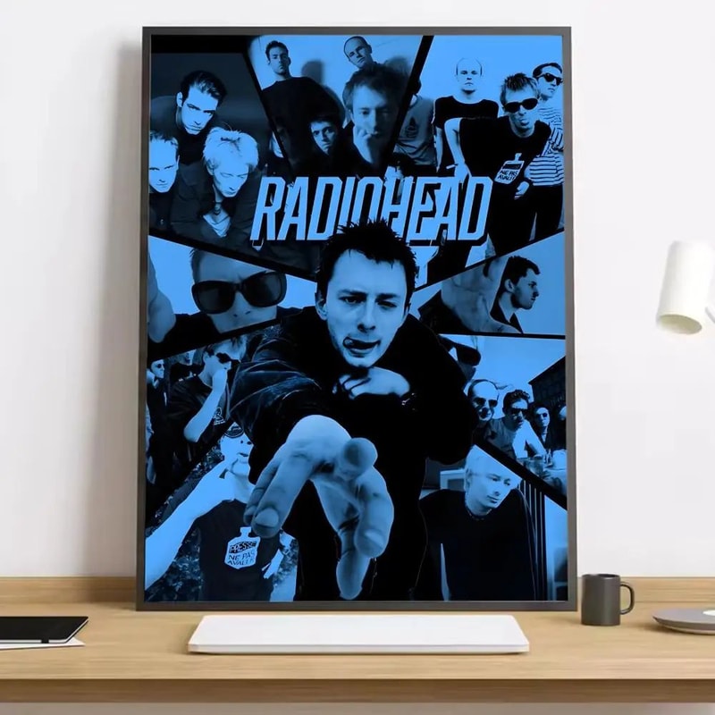 Radiohead Poster In Rainbows Wall Art Canvas Poster For Bedroom Living Room Studio 12
