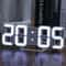 Modern LED Digital Wall Clock With 3D Display Adjustable Night Mode 0