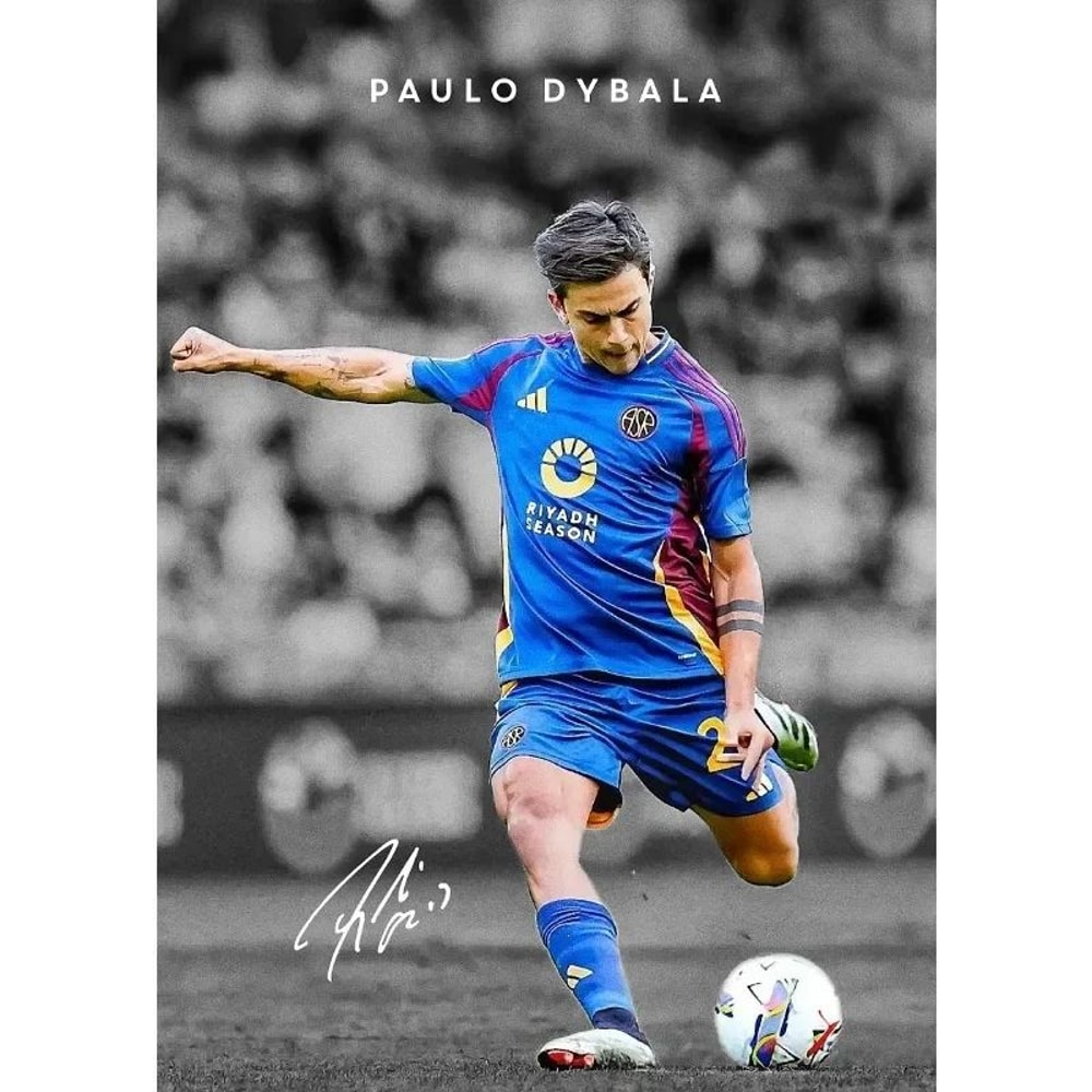 Modern Soccer Player Canvas Wall Art Dynamic Soccer Wall Art Football Athlete Poster For Home Roo 6