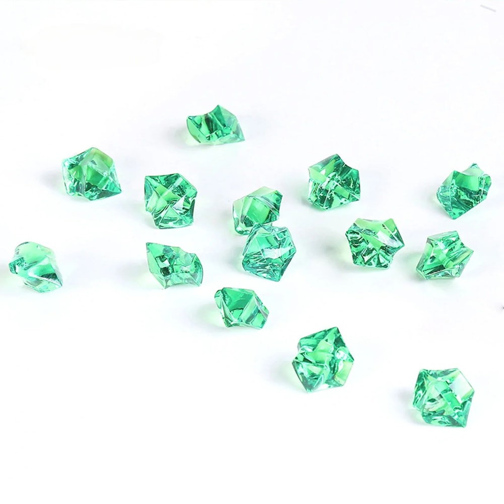 Clear Fake Crushed Ice Acrylic Vase Filler Gems For Wedding Centerpieces And Crafts 9