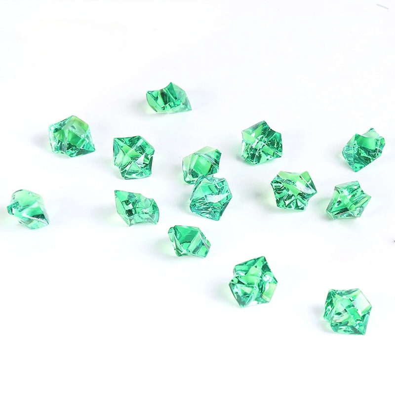 Clear Fake Crushed Ice Acrylic Vase Filler Gems For Wedding Centerpieces And Crafts 9