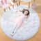 Ultra Soft Fluffy Round Rug Cozy Shaggy Area Rug For Bedroom Kids Room 7