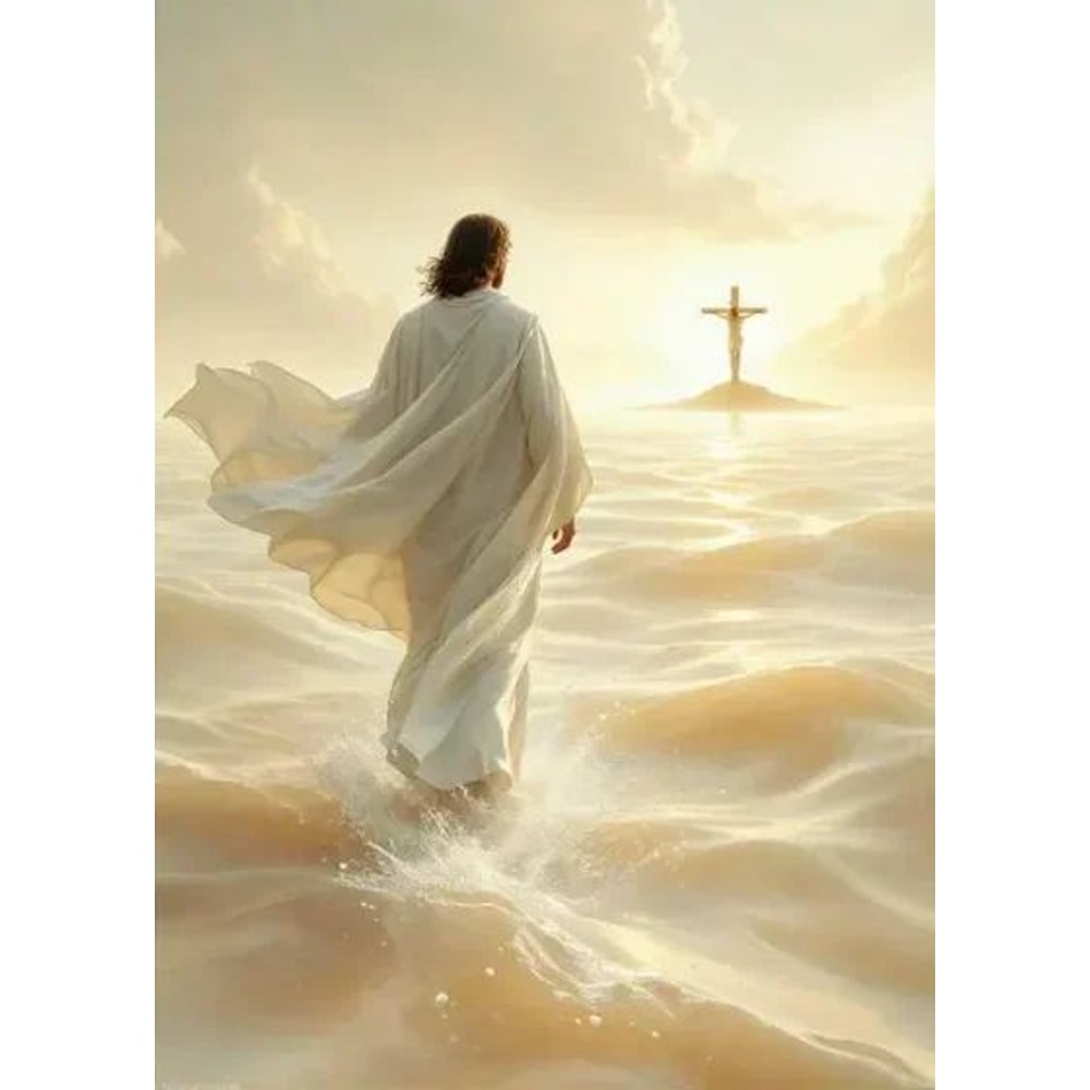 Sacred Heart Jesus Wall Art Christian Canvas Print For Living Room And Prayer Space 2