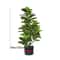 150cm Artificial Fiddle Leaf Fig Tree Realistic Faux Ficus Lyrata Indoor Plant For Modern Home Dec 6