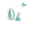 3D Printed Easter Bunny Ornament With Egg Detail For Spring Table Decor 13