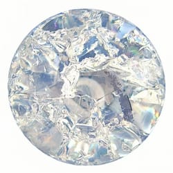 ice crack crystal ball decor – feng shui crystal sphere for harmonious home energy