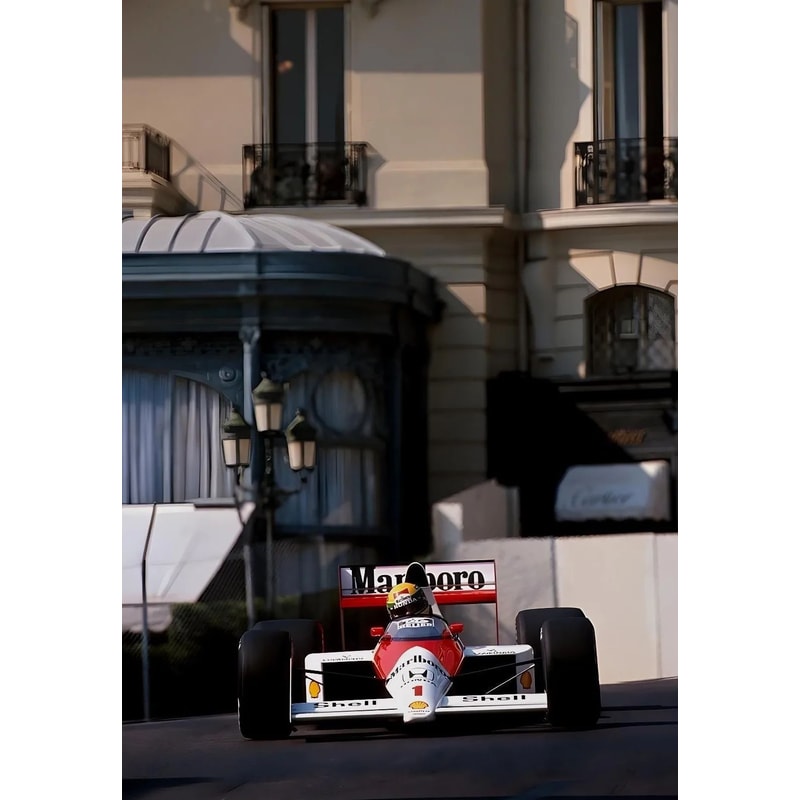 F1 Monaco Poster Max Verstappen Formula 1 Canvas Print Racing Wall Decor 14