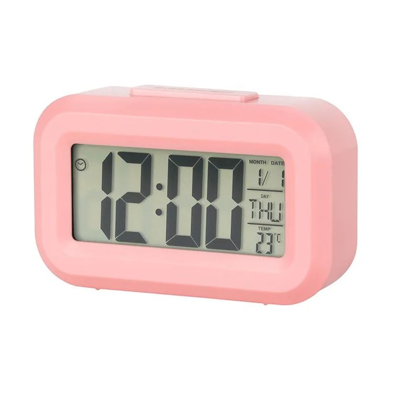 SmartGlow Digital Alarm Clock With Backlight Snooze Calendar And Temperature Display 10
