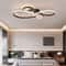 Modern Black LED Ceiling Chandelier For Living Room Bedroom And Study 0