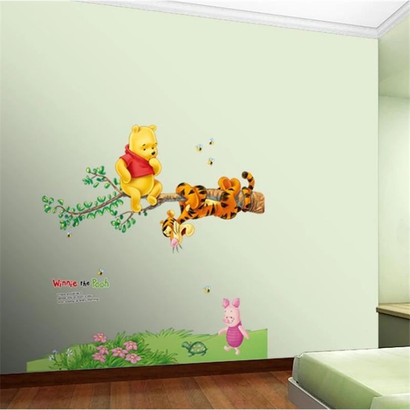 Classic Winnie The Pooh Wall Sticker For Kids Room Bedroom And Nursery Decor 4