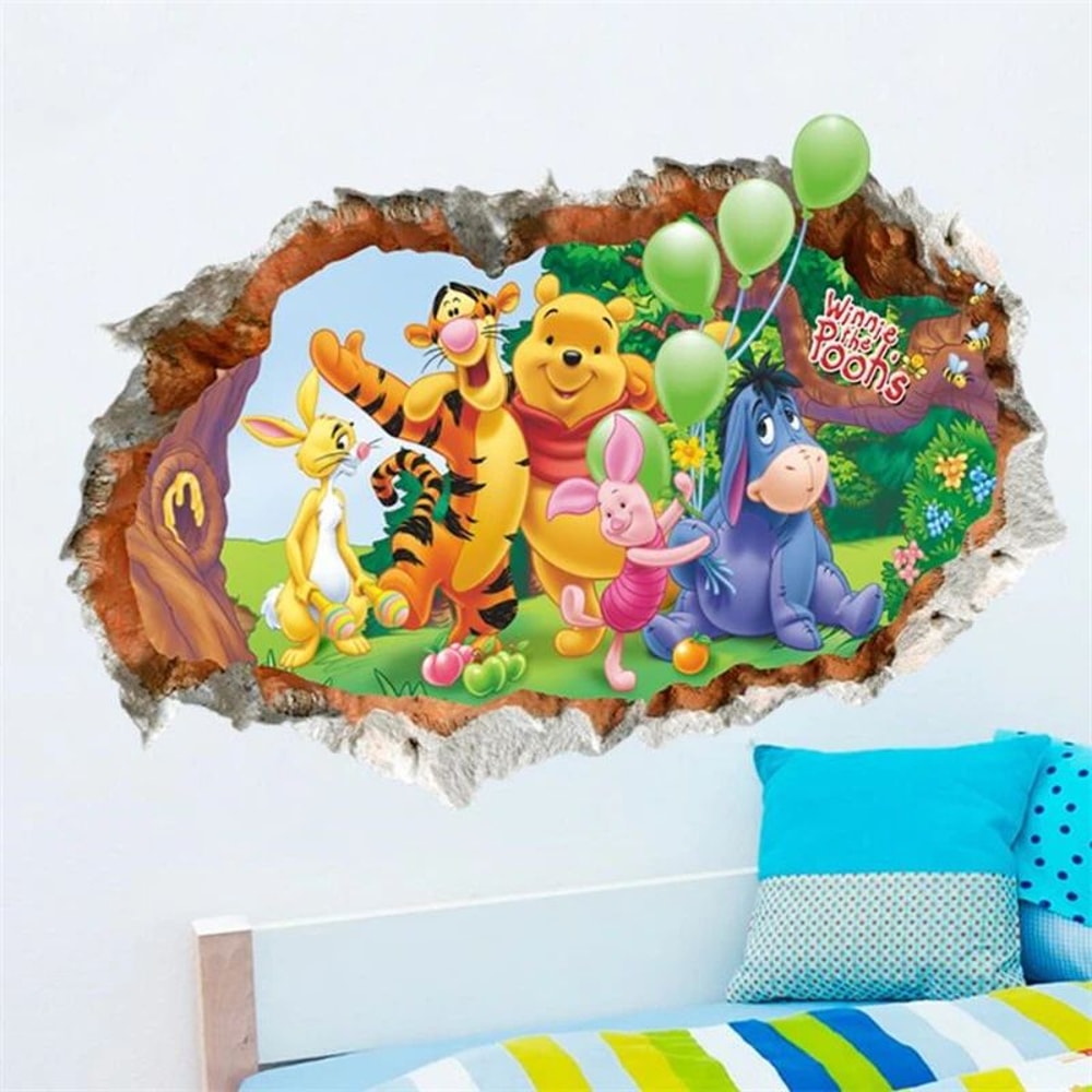 Classic Winnie The Pooh Wall Sticker For Kids Room Bedroom And Nursery Decor 8