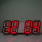 SmartGlow 3D LED Digital Wall Clock With Alarm Temperature Display 11