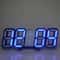 SmartGlow 3D LED Digital Wall Clock With Alarm Temperature Display 12