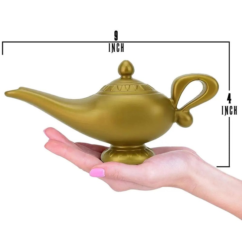 Aladdin Lamp Prop For Genie Lamp Cosplay And Party Decor 4