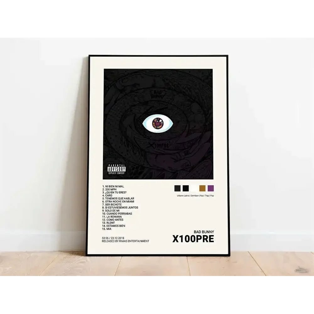 Quevedo Latin Rap Stars Music Wall Art Canvas Aesthetic Hip Hop Room Decor Poster 9