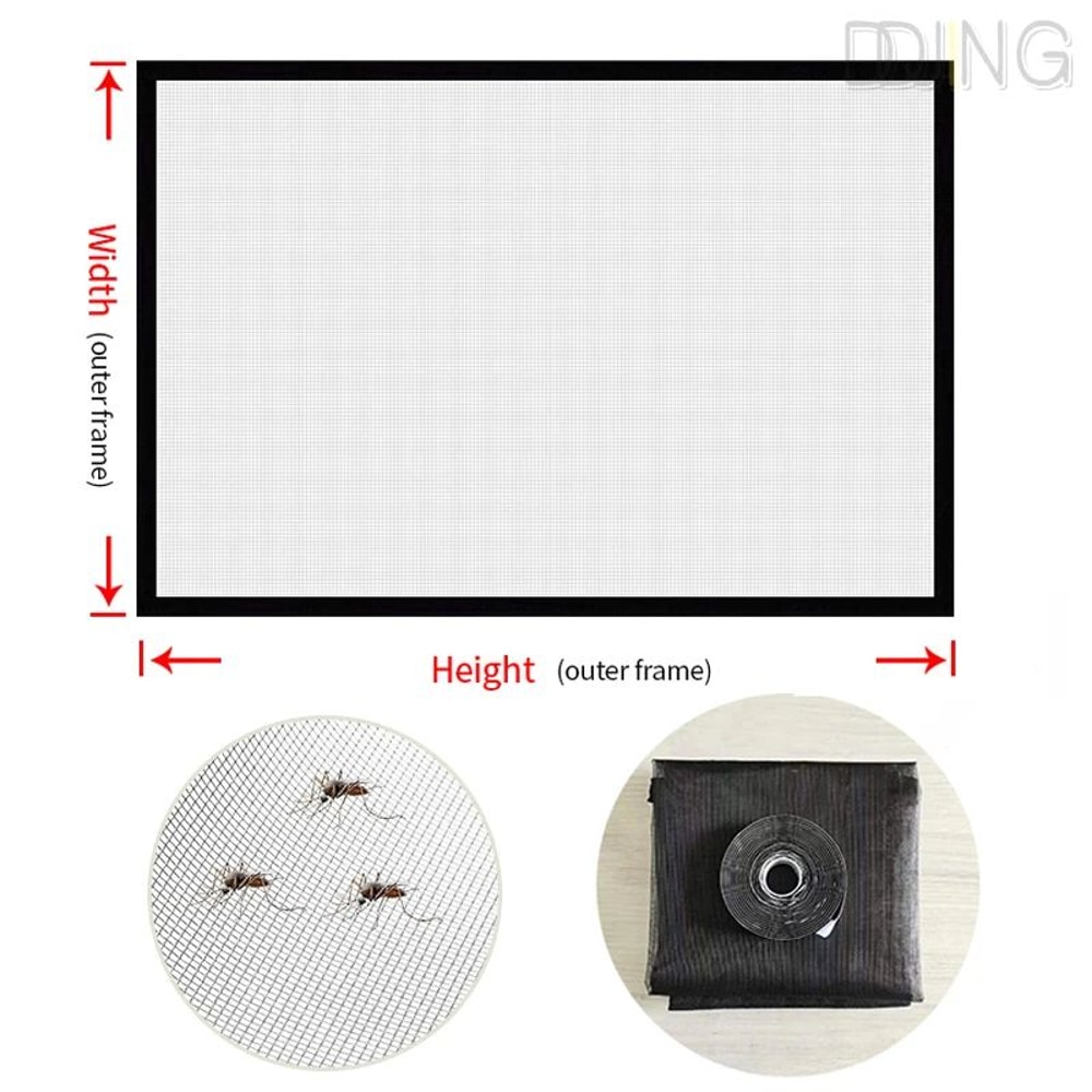 Custom Fit SelfAdhesive Mosquito Net For Windows Doors 5