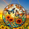 Butterfly Stained Glass Suncatcher Window Hanging Decor 0