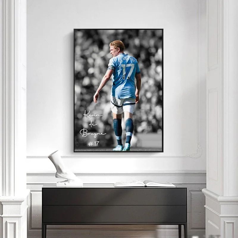 Legendary Soccer Star Canvas Wall Art Poster For Boys Room And Fan Decor 1