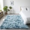 CloudSoft Gray Shag Rug For Bedroom Living Room Fluffy Area Rug With Non Slip Rug Backing 9