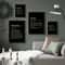 Minimalist Motivational Wall Art Canvas Success Definition Poster For Focus Discipline 1