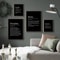Minimalist Motivational Wall Art Canvas Success Definition Poster For Focus Discipline 1