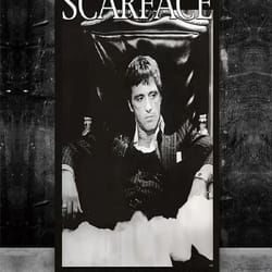 scarface poster canvas wall art for living room and bedroom decor