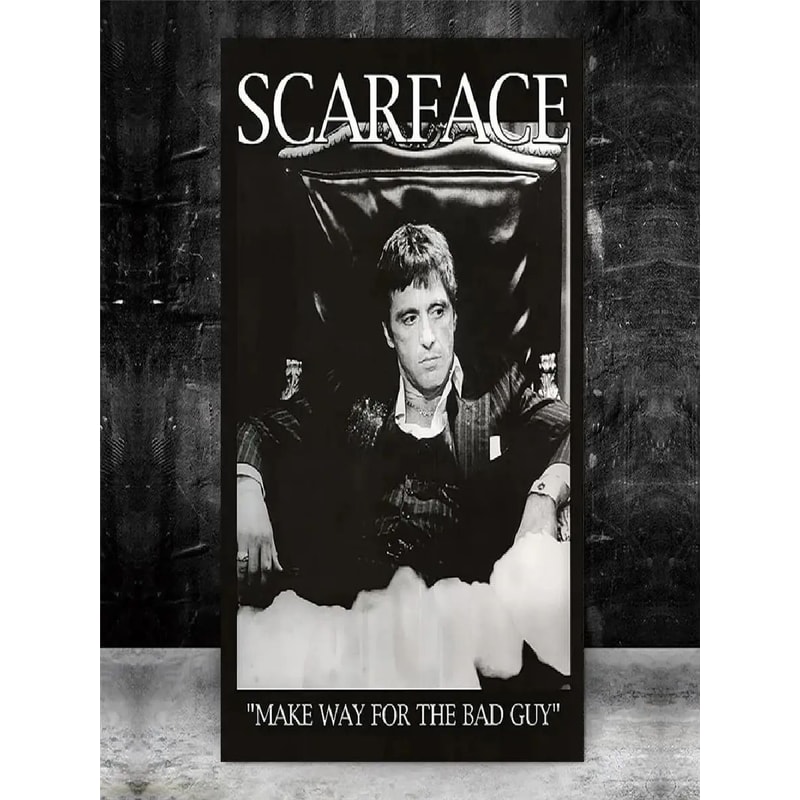 Scarface Poster Canvas Wall Art For Living Room And Bedroom Decor 0
